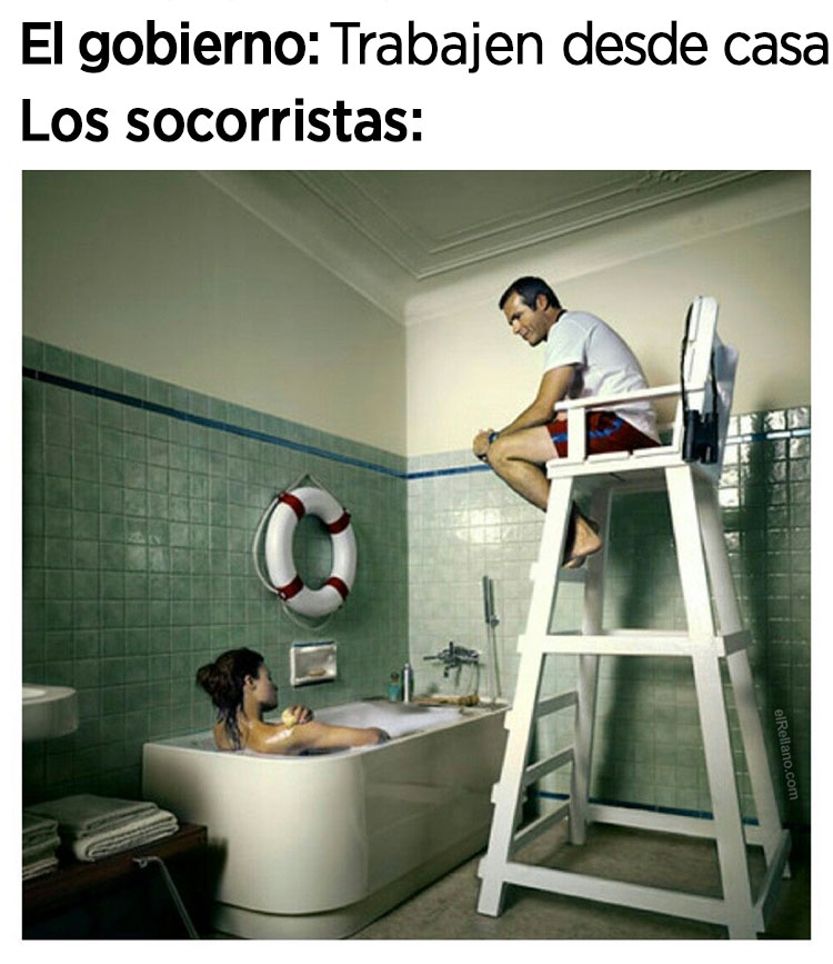 socorristas teletrabajo