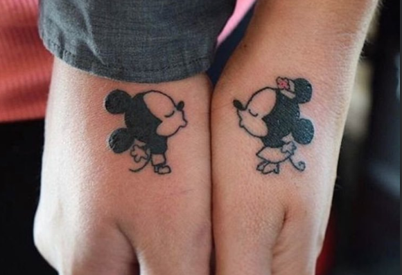 Tatuaje de pareja pequeño